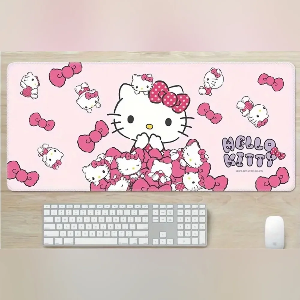 Hello Kitty | Office | New Hello Kitty Sanrio Kawaii Desk Mat Mouse Pad ...